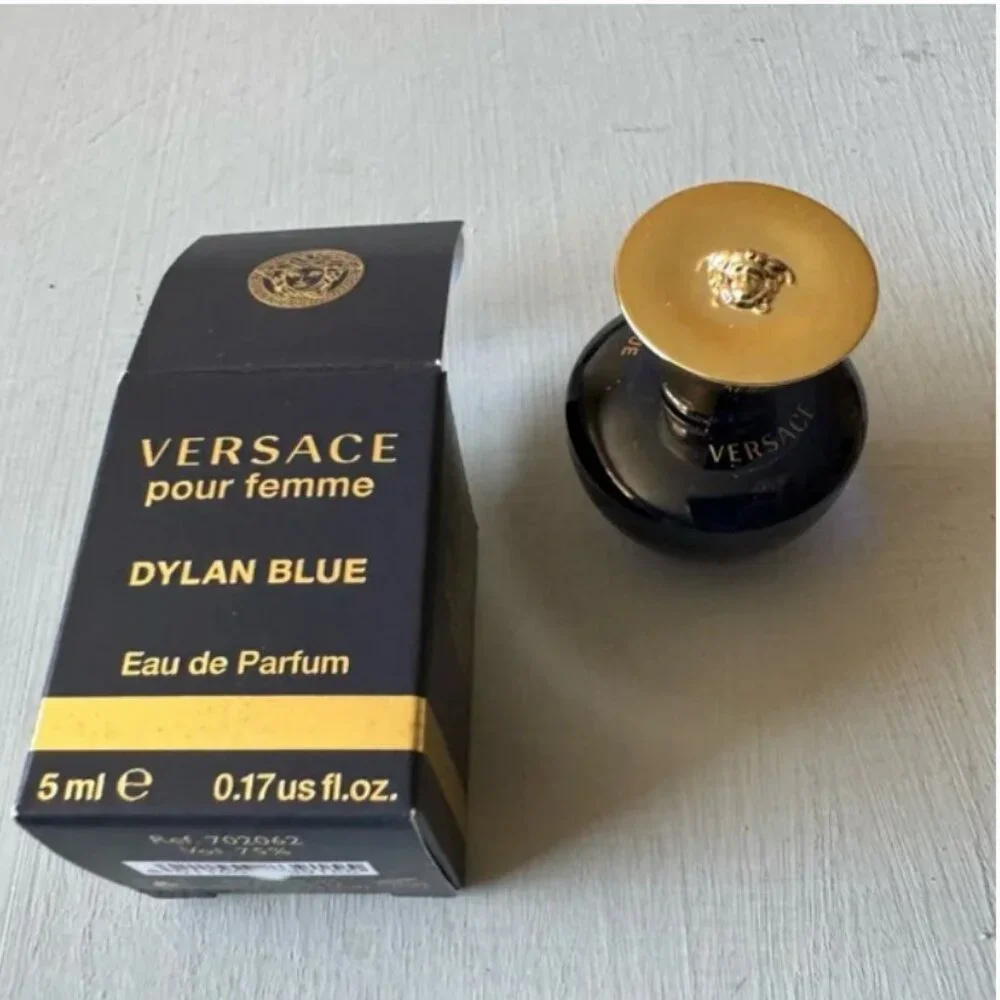 NEW Versace Dylan Blue Scent Travel Size x 4 Bundle